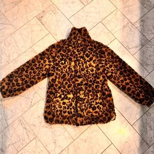 J.Crew Leopard Print Kids Jacket